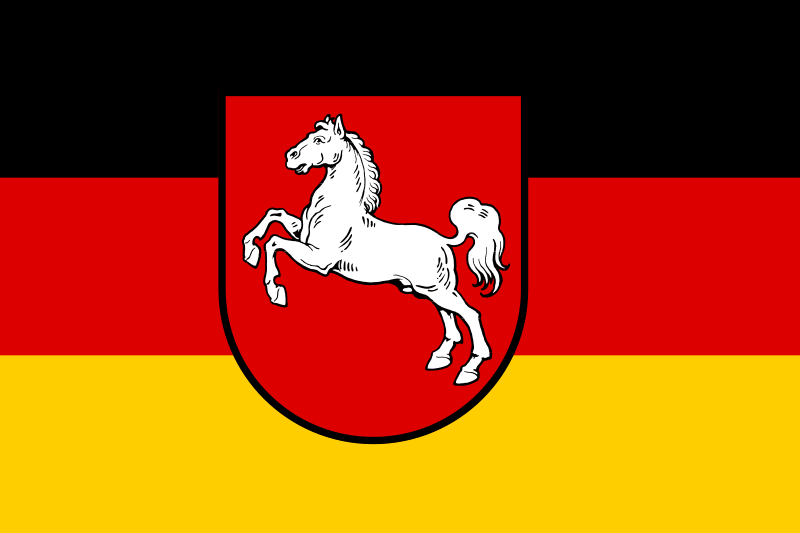 Datei:Flagge von Niedersachsen.png